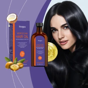 Hoegoa 100ml Moroccan Hair Care Essential Oil Repair Damage Hair Softening Thicken Oil Control Moisturizing Fluffy Hair Oil