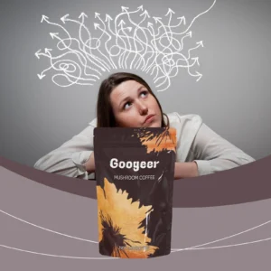 60g Googeer Mushroom Coffee Enhance Cognition Reduce Stress Anxiety Provide Energy Endurance Natural Plants Body Care Coffee