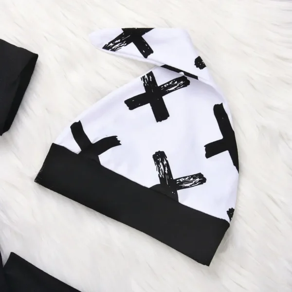0-24 Month Toddler Kids Baby Boy 3Pcs Clothes Set Newborn Infant Boys Cotton Tops Romper Pants Leggings Outfits Clothing - Image 3