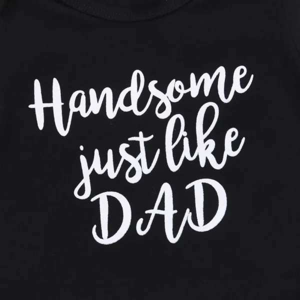 0-24 Month Toddler Kids Baby Boy 3Pcs Clothes Set Newborn Infant Boys Cotton Tops Romper Pants Leggings Outfits Clothing - Image 5