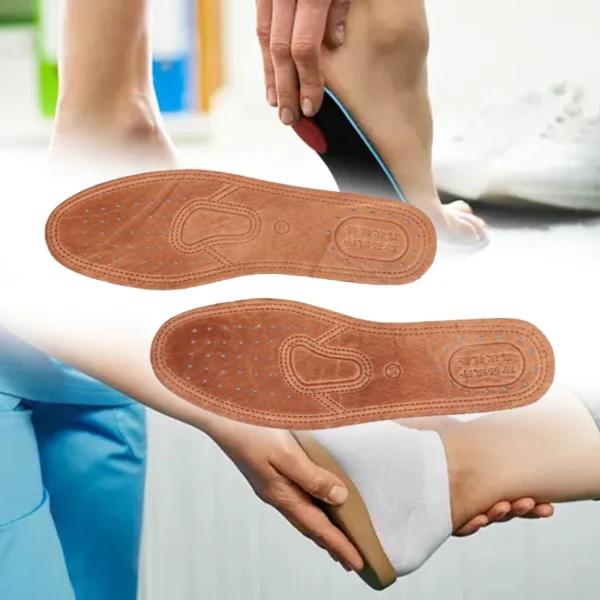 1 Pair Cowhide Insoles For Shoes Men Comfortable Deodorant Casual Leather Insole Feet Quality Genuine Leather Flats Shoe Sole - Image 12
