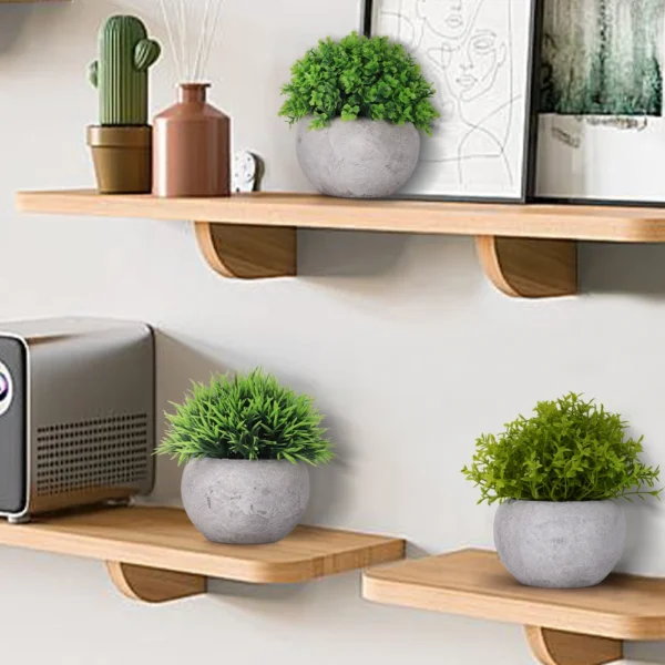 Mini Eucalyptus Pot - Spa Bathroom & Coffee Shop Decor, Fake Plant for Relaxing Spaces - Image 6