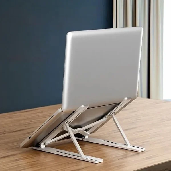 Universal Laptop Stand Adjustable Notebook Holder For Macbook Non-slip Foldable Cooling Base Bracket For Laptop/ Tablet/ Phone - Image 2