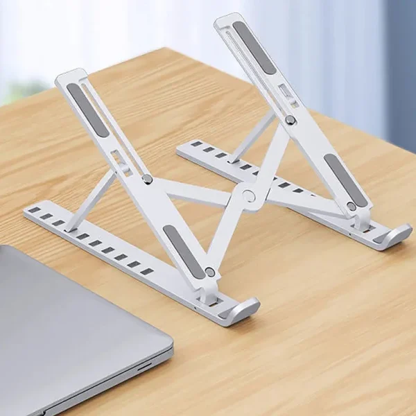 Universal Laptop Stand Adjustable Notebook Holder For Macbook Non-slip Foldable Cooling Base Bracket For Laptop/ Tablet/ Phone - Image 4