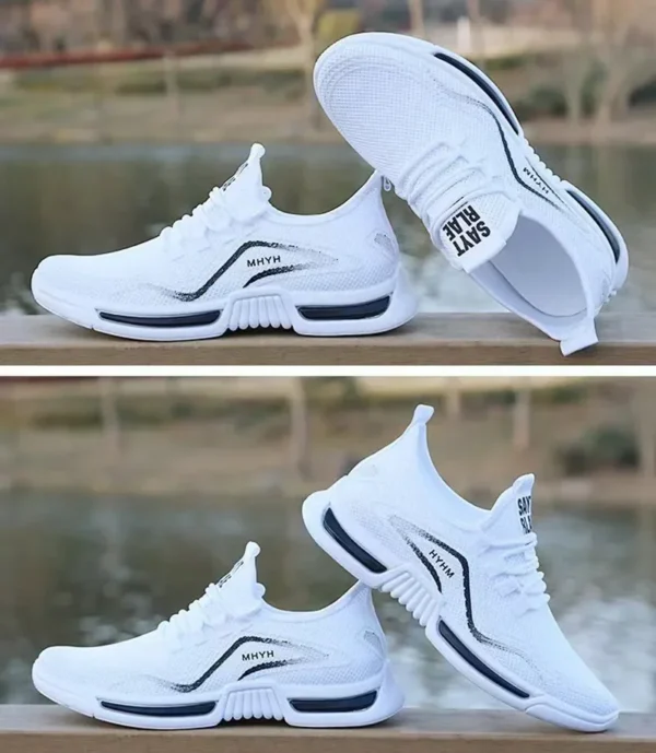 Men Shoes Slip on Fashion Sneakers Male Sport Running Shoes Breathable Gym Training Walking Tennis Shoes Non Slip Workout Flats - Image 11