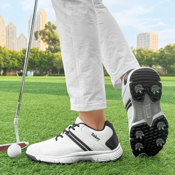 Zakey Golf Shoes Men Waterproof Golf Sneakers Professioanl Walking Footwears for Men - Image 13