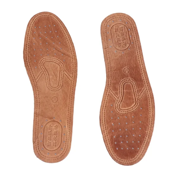 1 Pair Cowhide Insoles For Shoes Men Comfortable Deodorant Casual Leather Insole Feet Quality Genuine Leather Flats Shoe Sole - Image 16