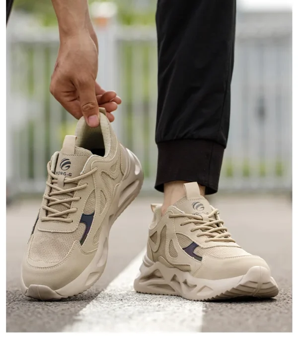 Lightweight Safety Shoes Men Work Shoes Steel Toe Work Boots Breathable Outdoor Sneakers Man Breathable Shoes Protective Boots - Image 23