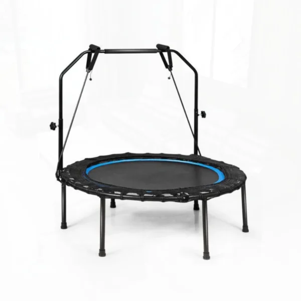 40 Inch Foldable Fitness Rebounder with Resistance Bands Adjustable Home - Image 8