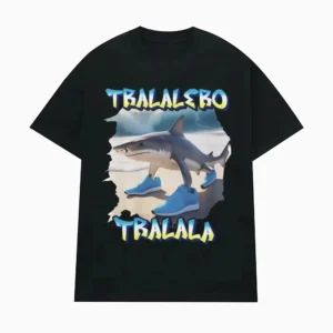 Tralalero Tralala Funny Shark Meme T-shirt Gifts Men Women's Fashion Gothic Vintage T-shirts Casual Humor T Shirt