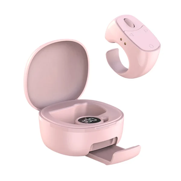 Scrolling Ring Remote Control Bluetooth Fingertip Selfie Camera Shutter Button Digital Wireless Page Turner with Phone Stand - Image 9