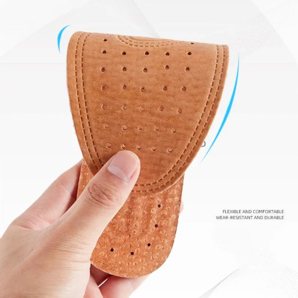 1 Pair Cowhide Insoles For Shoes Men Comfortable Deodorant Casual Leather Insole Feet Quality Genuine Leather Flats Shoe Sole - Image 11