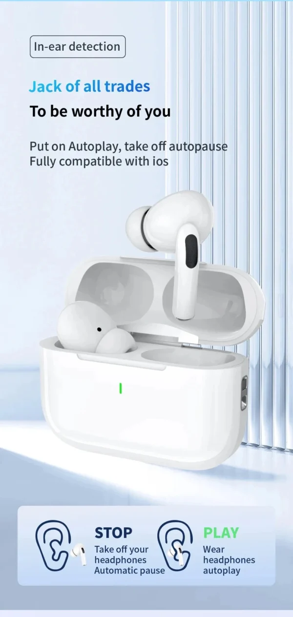 Tideboom Pro 5 TWS Max Wireless Bluetooth Earphones Sport Earbuds  In Ear Noise Cancelling Headset For iPhone Android Headphones - Image 9