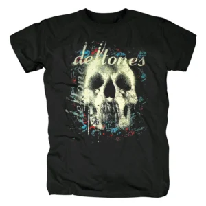 2025 Deftones Cotton Singer Band T Shirt Men Women Hip Hop Rock Tee Fashion Short Sleeve Tshirt Summer Oversized T-shirts Tops