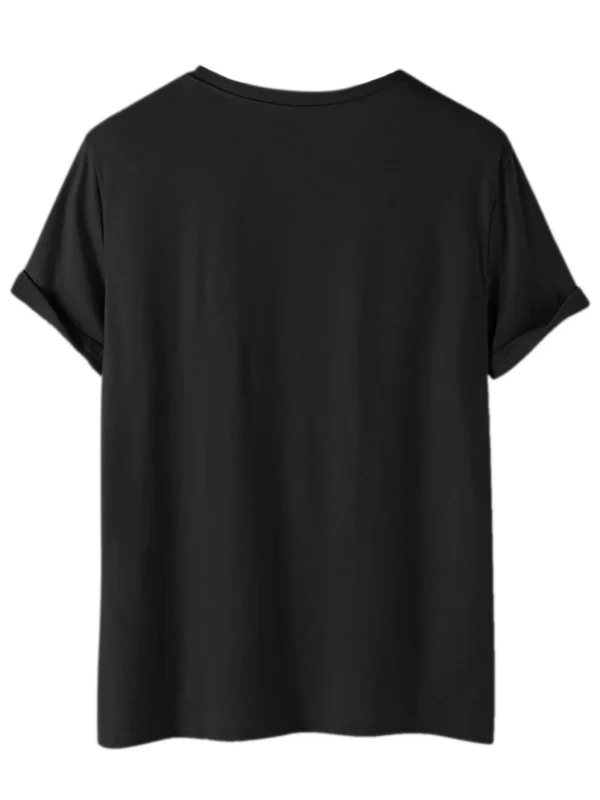 Fashion Forward Mens Black Cat Print T-Shirt - Stylish Hip Hop Crew Neck Tee for Summer Vacations & Unique Gifts - Comfortable - Image 3