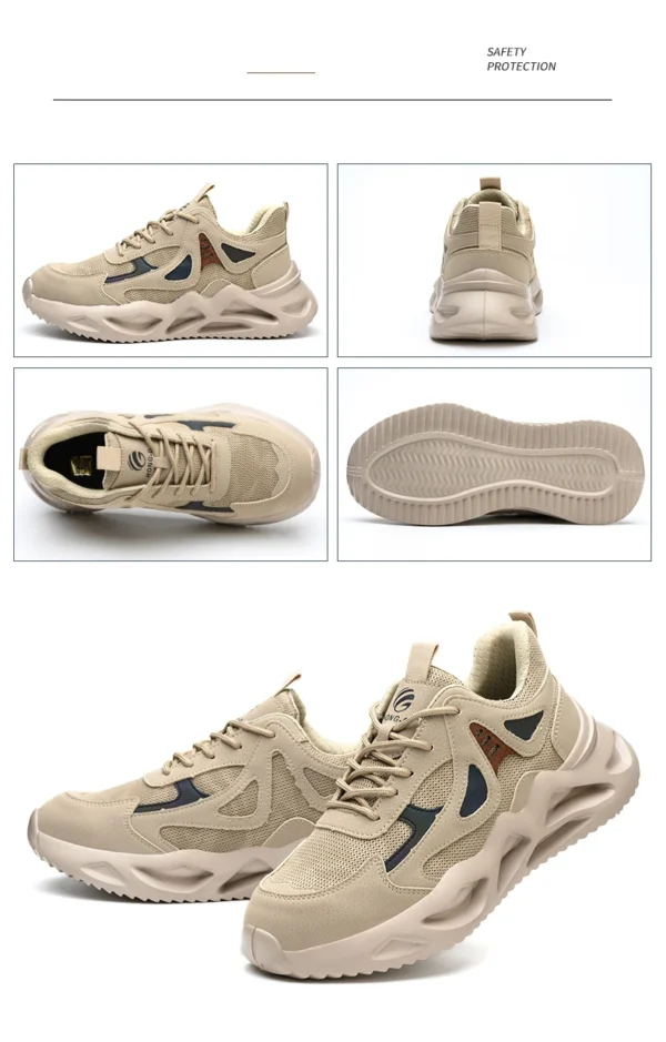 Lightweight Safety Shoes Men Work Shoes Steel Toe Work Boots Breathable Outdoor Sneakers Man Breathable Shoes Protective Boots - Image 26