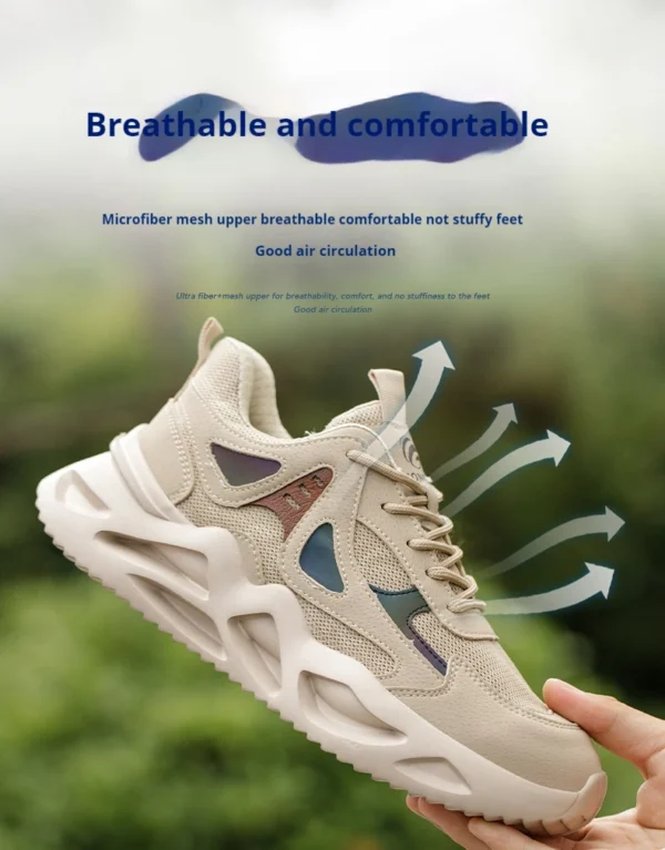 Lightweight Safety Shoes Men Work Shoes Steel Toe Work Boots Breathable Outdoor Sneakers Man Breathable Shoes Protective Boots - Image 15
