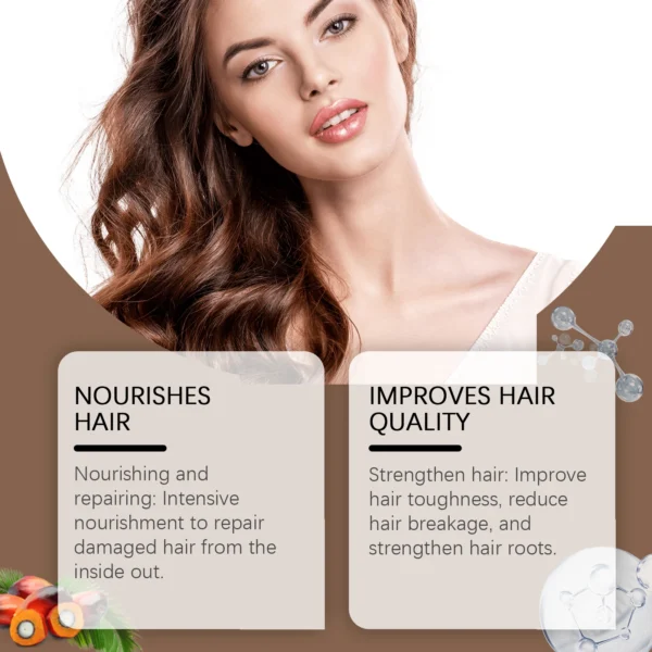 Anti-loss Hair Oil Organic Batana Oil Natural Treatment For Scaple,strengthen Hair Roots Fluffy Moisturizing For Hair Care Serum - Image 4
