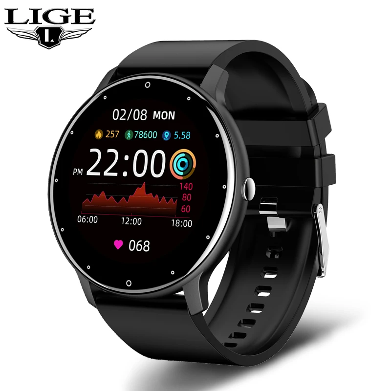 LIGE Smart Watch Men Women Full Touch Screen Sport Fitness Watch Man IP67 Waterproof Bluetooth Call For Android IOS Smartwatches - Image 10