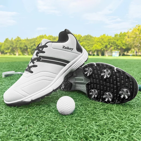 Zakey Golf Shoes Men Waterproof Golf Sneakers Professioanl Walking Footwears for Men - Image 5