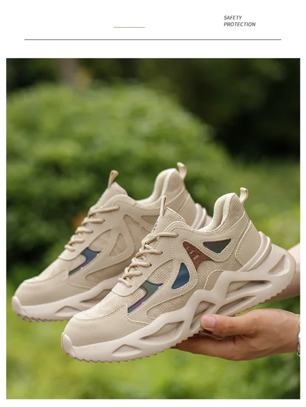 Lightweight Safety Shoes Men Work Shoes Steel Toe Work Boots Breathable Outdoor Sneakers Man Breathable Shoes Protective Boots - Image 22