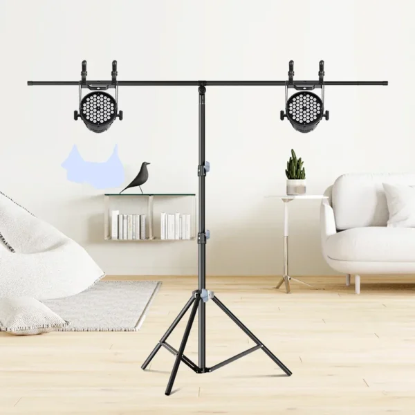 SH T-shaped Stand Tripod Background Backdrop Photography Adjustable Support System Photo Studio  for Non-Woven Muslin Backdrops - Image 32