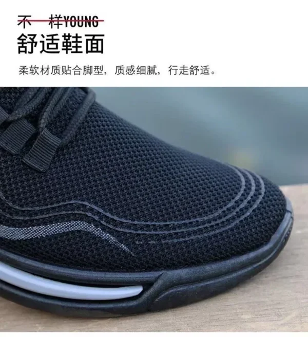 Men Shoes Slip on Fashion Sneakers Male Sport Running Shoes Breathable Gym Training Walking Tennis Shoes Non Slip Workout Flats - Image 10