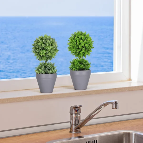 No-Water Eucalyptus Bonsai - Maintenance-Free Fake Plant for Busy Homeowners - Image 5