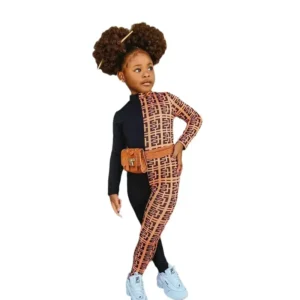 Children's Clothing for Girl Jumpsuits Kids Patchowrk Long Sleeve Rompers Playsuits Shorts Pants Sportwear Clothes