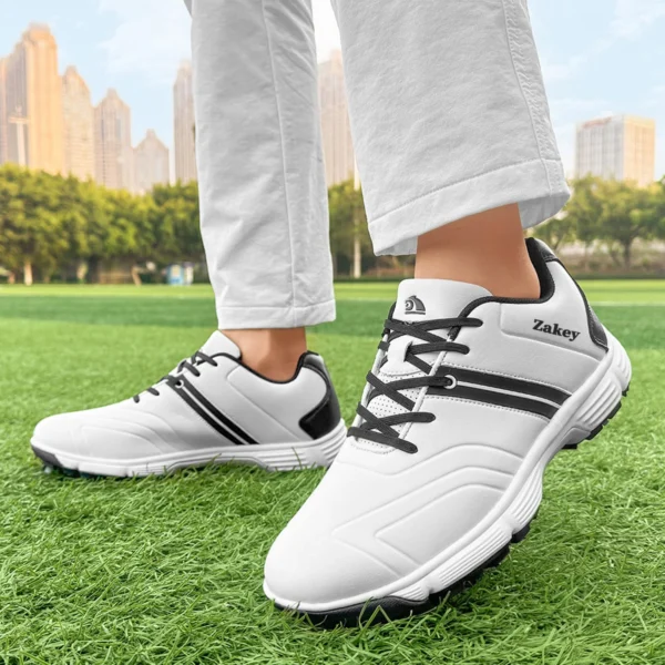 Zakey Golf Shoes Men Waterproof Golf Sneakers Professioanl Walking Footwears for Men - Image 4