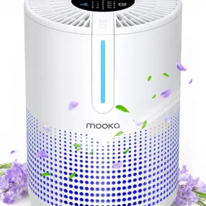 Air Purifiers for Bedroom Home 430 Sq.Ft, H13 HEPA Filter Small Portable Air Purifier for Car RV