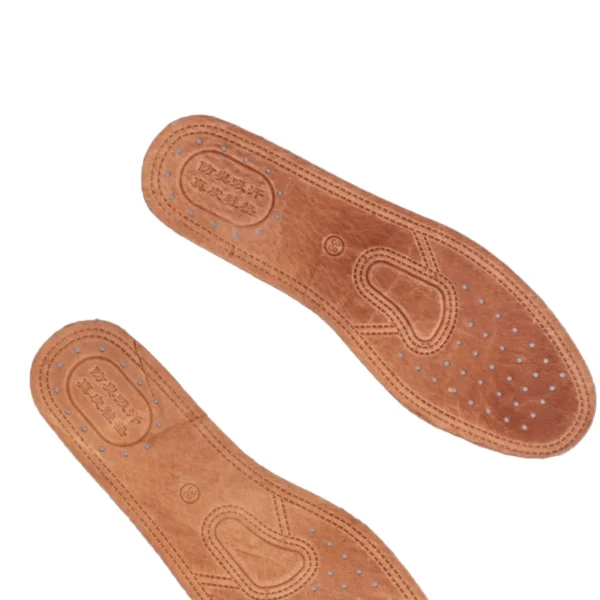 1 Pair Cowhide Insoles For Shoes Men Comfortable Deodorant Casual Leather Insole Feet Quality Genuine Leather Flats Shoe Sole - Image 21
