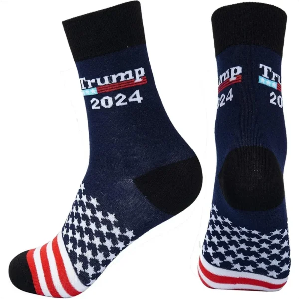 Funny Trump 2024 Socks Let's Go Brandon Socks Novelty Socks Cute Christmas Gift Stocking Stuffers
