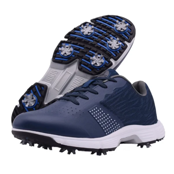 Men Professional Golf Shoes Men Spikes Golf Sneakers Anti Slip Walking Footwears - Image 8