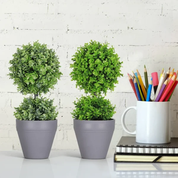 No-Water Eucalyptus Bonsai - Maintenance-Free Fake Plant for Busy Homeowners - Image 6