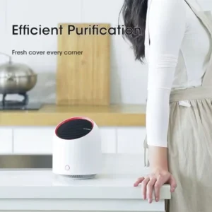 Mini Air Purifiers Portable Desktop Air Freshener HEPA Filter Air Cleaner USB Rechargeble Air Purifiers for Office Desktop Livi