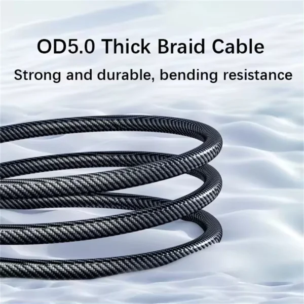 NNBILI 120W Type C to Type C Cable Phone Super Fast Charging Cable With LED Display USB To Type-C Data Cord For huawei oppo vivo - Image 3