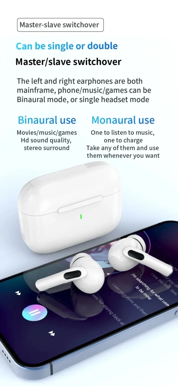 Tideboom Pro 5 TWS Max Wireless Bluetooth Earphones Sport Earbuds  In Ear Noise Cancelling Headset For iPhone Android Headphones - Image 11