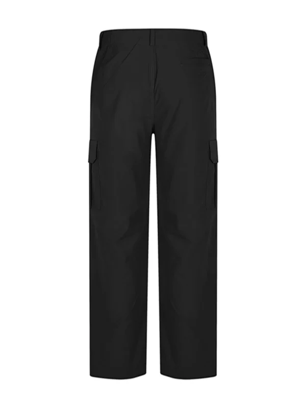 Men s Classic Cargo Pants with Multiple Pockets and Straight Legs Mid Rise Design with Zipper Fly Closure Full Length Casual - Image 5