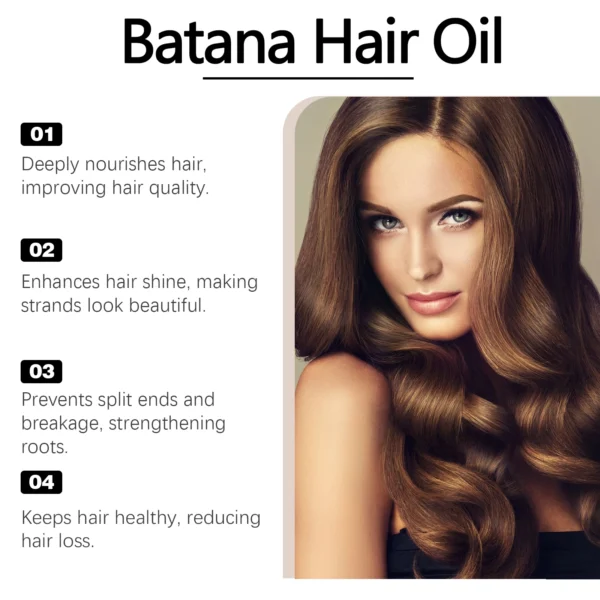Anti-loss Hair Oil Organic Batana Oil Natural Treatment For Scaple,strengthen Hair Roots Fluffy Moisturizing For Hair Care Serum - Image 6