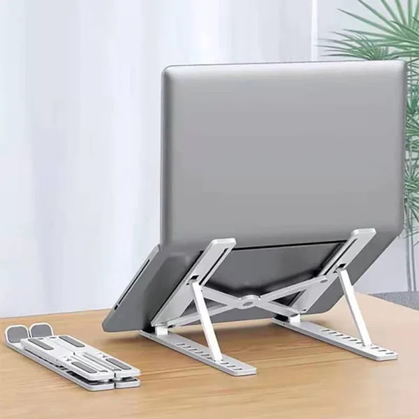 Universal Laptop Stand Adjustable Notebook Holder For Macbook Non-slip Foldable Cooling Base Bracket For Laptop/ Tablet/ Phone - Image 5