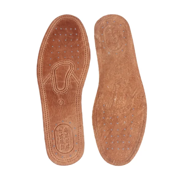 1 Pair Cowhide Insoles For Shoes Men Comfortable Deodorant Casual Leather Insole Feet Quality Genuine Leather Flats Shoe Sole - Image 17