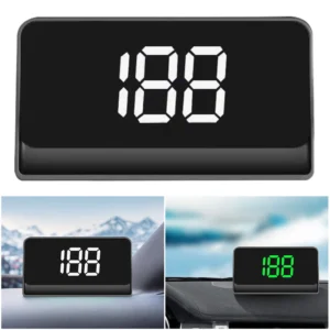 Car HUD Head Up Display KMH/MPH GPS Digital Speedometer Plug and Play Windshield Projector Auto Electronics Accessories
