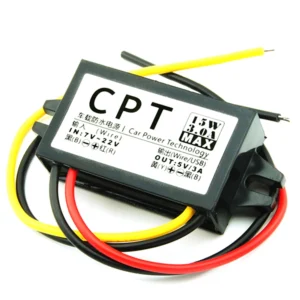 1Pc DC to DC Converter Regulator 12V to 5V 3A 15W Car Led Display Power Supply CPT-UL-1 Car Electronics Accessories