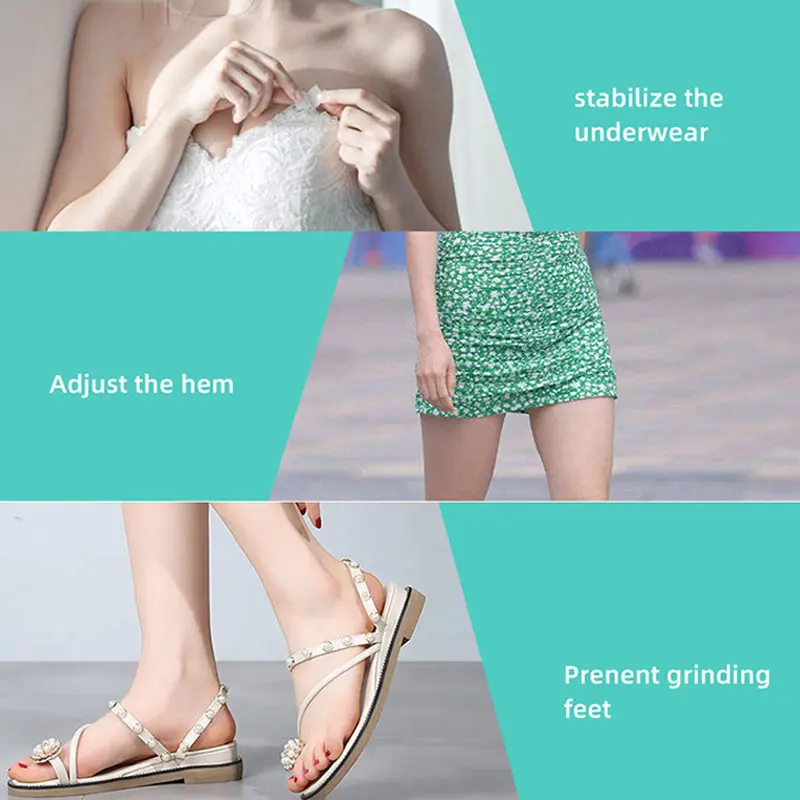 36pcs Fearless Tape Womens Double Sided Tape for Clothing and Body Skin Shades - Image 5