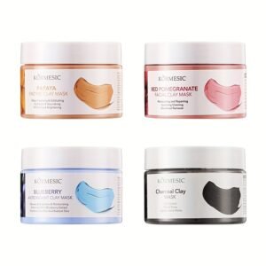 Charcoal Clay MASK, Face Masks Skincare Clay Facial Mask for Deep Cleaning, Moisturizing and Refining Pores, All Skin Type, 120g