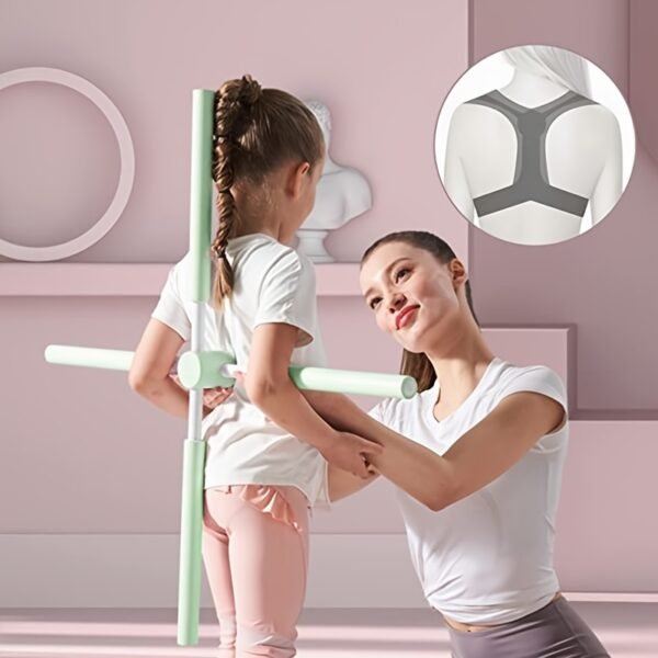 Yoga Body Stick for Posture Correction, Shoulder and Neck Relief, and Open Back Training - Improve Flexibility and Balance with this Versatile Fitness Tool - Image 10