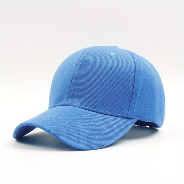 Solid Color Baseball Cap Lightweight Simple Casual Couple Dad Hats Unisex Sun Hats For Women & Men - Image 3