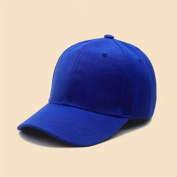 Solid Color Baseball Cap Lightweight Simple Casual Couple Dad Hats Unisex Sun Hats For Women & Men - Image 7