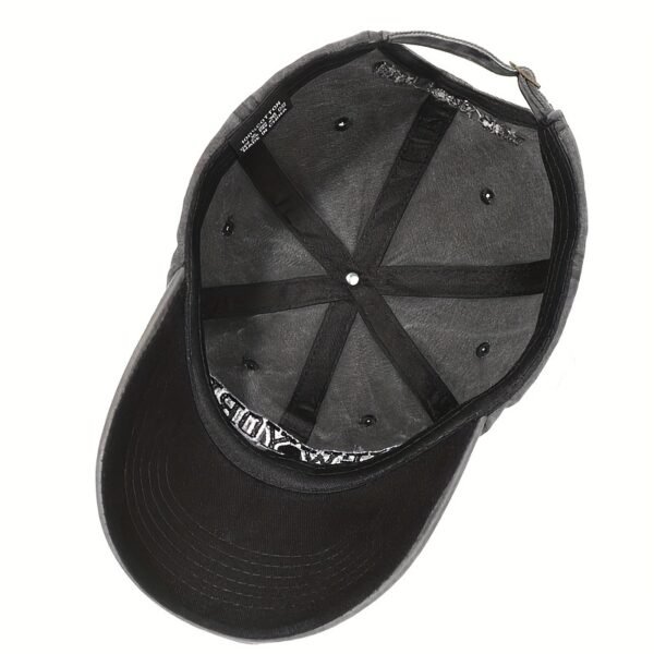 1pc Unisex New York Embroidery Baseball Cap, Vintage Washed Distressed Hats For Women & Men - Image 10